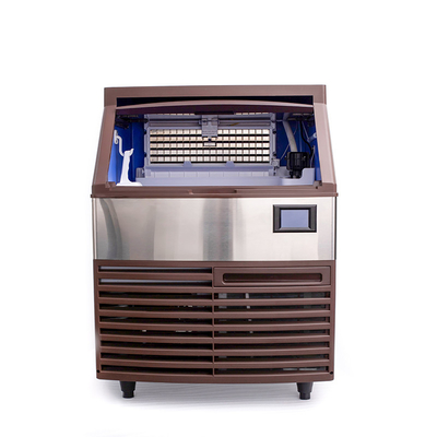 220v Equipamento de refrigeração comercial Máquina de gelo de cubo com tamanho de gelo de 22*22*22mm