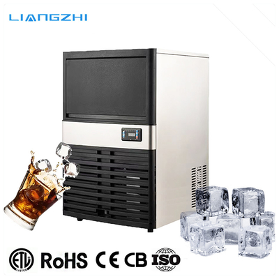 Máquina de fabricação de cubos de gelo comercial de 220 V LZ-120 produzindo 50 kg de gelo de cristal em 24 horas