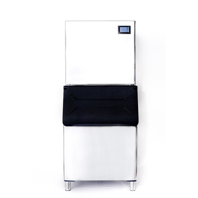 280kg/24hrs refrigeração por água Crescent Ice Cube Maker com painel de controle de touchpad elétrico