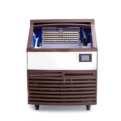 40kg/24Hr Empressor Embraco personalizado Refrigerador de ar Cubo Bloco de gelo Fabricante máquina de gelo quadrado