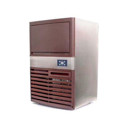 Máquina de fazer gelo de 40 kg/24 horas, totalmente automática, com armazenamento de gelo de 20 kg e tensão de 220 V