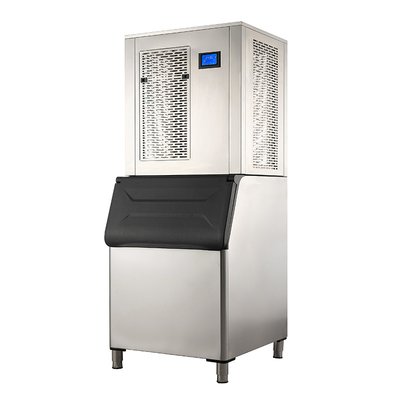 Máquina de fazer gelo em flocos de grande potência com painel LCD avançado e rendimento de 465 kg