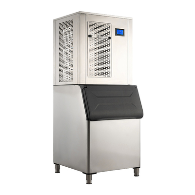 Máquina de fazer gelo em flocos de grande potência com painel LCD avançado e rendimento de 465 kg