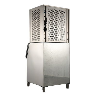 Máquina de fazer gelo em flocos de grande potência com painel LCD avançado e rendimento de 465 kg