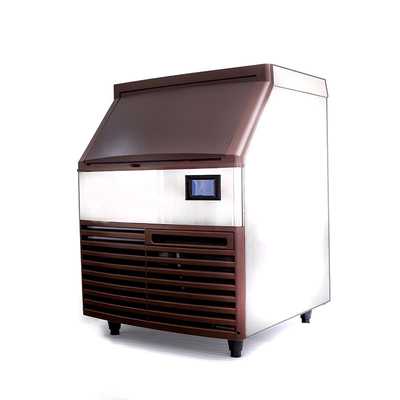 Máquina de gelo de cubo de personalização diária com sistema de controle de tela sensível ao toque e PLC