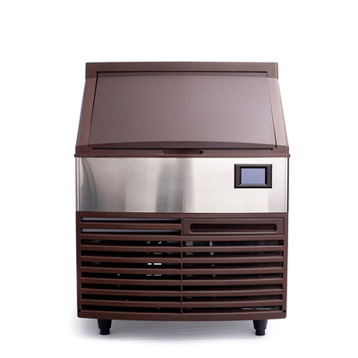 220v Equipamento de refrigeração comercial Máquina de gelo de cubo com tamanho de gelo de 22*22*22mm