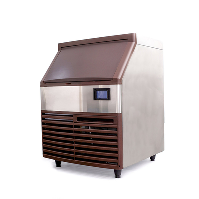 220v Equipamento de refrigeração comercial Máquina de gelo de cubo com tamanho de gelo de 22*22*22mm