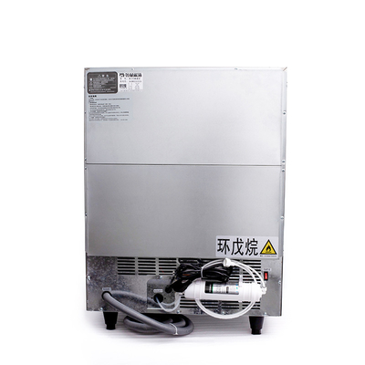 220v Equipamento de refrigeração comercial Máquina de gelo de cubo com tamanho de gelo de 22*22*22mm