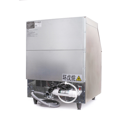 220v Equipamento de refrigeração comercial Máquina de gelo de cubo com tamanho de gelo de 22*22*22mm