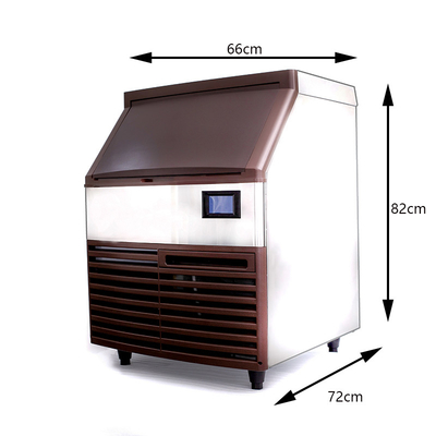 68kg Refrigerante R134a Painel de controle de touchpad Fabricante de gelo de cubo para tecnologia Nugget Ice