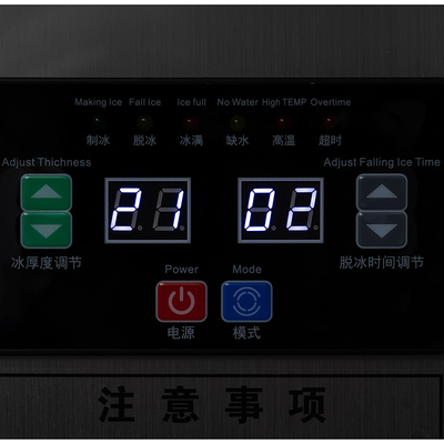 8.5A Corrente Elétrica LZ-1000 Máquina de Gelo Cristalino 454kg Por Dia Crescent Ice Maker