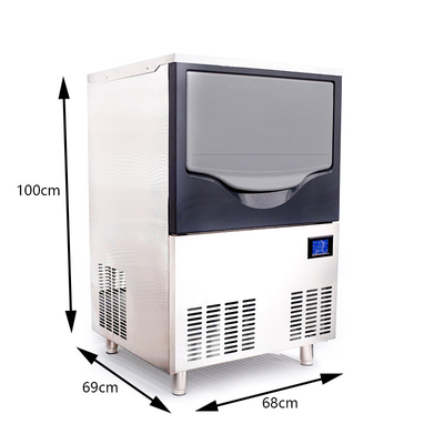 50kg Capacidade de armazenamento de gelo LZ-200 Máquina de gelo comercial em forma de crescente de lua com desconto