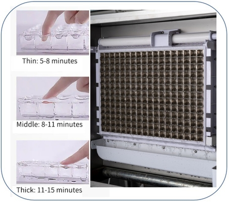30kg capacidade de armazenamento de gelo LZ-1000 máquina de fabricação de gelo de cubo para o desempenho máximo classificado