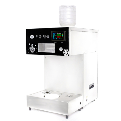 Máquina de gelo de neve de refrigeração por água de 220 kg de rendimento direto com design fácil de operar