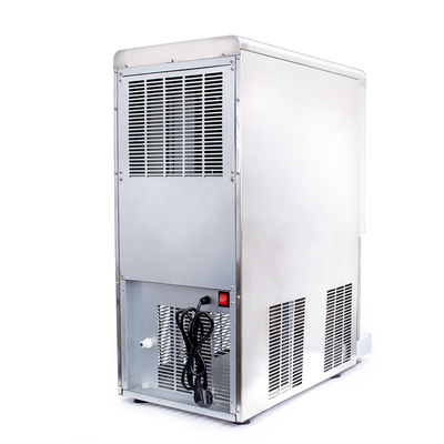 R404a Máquina elétrica de cubos de gelo para refrigerantes com dispensador de água e funcionamento simples