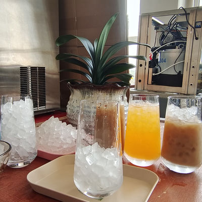 220V Voltagem Multifuncional Indicadores Claros Máquina para Cubo de Gelo Água 4kg Armazenamento de Gelo