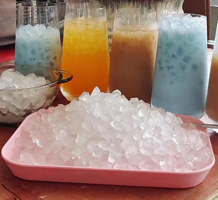 120kg/24h Fabricante de cubos de gelo com água e produção de gelo R404a Refrigerante em KS-120