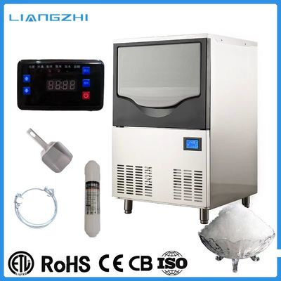 220V LZ-220 Commercial Air Cooled Granular Ice Maker para a Produção de 100kg Diário