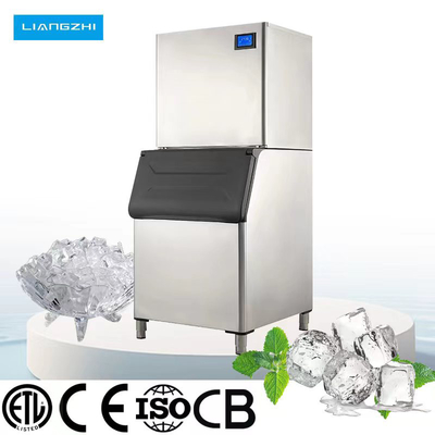 LZ-600 Fabricante de cubos de arrefecimento por ar de grande capacidade para bebidas 200kg Armazenamento e design de gelo