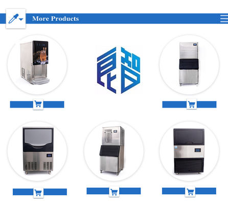 420g Capacidade de enchimento LZ-220 Máquina de gelo granular comercial com 52 kg de produção diária