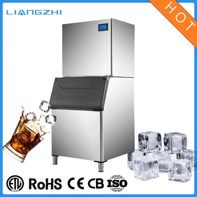 TECUMSEH 320kg 450kg Fabricantes de cubos de gelo comerciais com sistema de refrigeração por água para a indústria