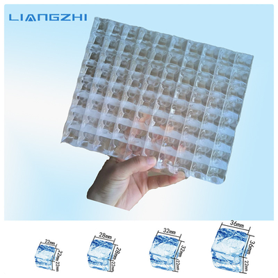 Máquina automática de cubos de gelo LZ-260 de capacidade de 93 kg para barras com armazenamento de gelo de 60 kg