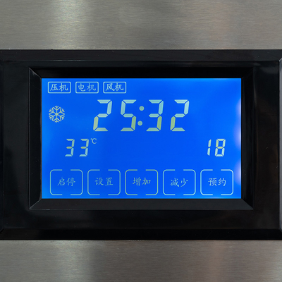 Máquina de fazer gelo em cubos LZ-1000 500kg 24 horas com capacidade de enchimento 620g